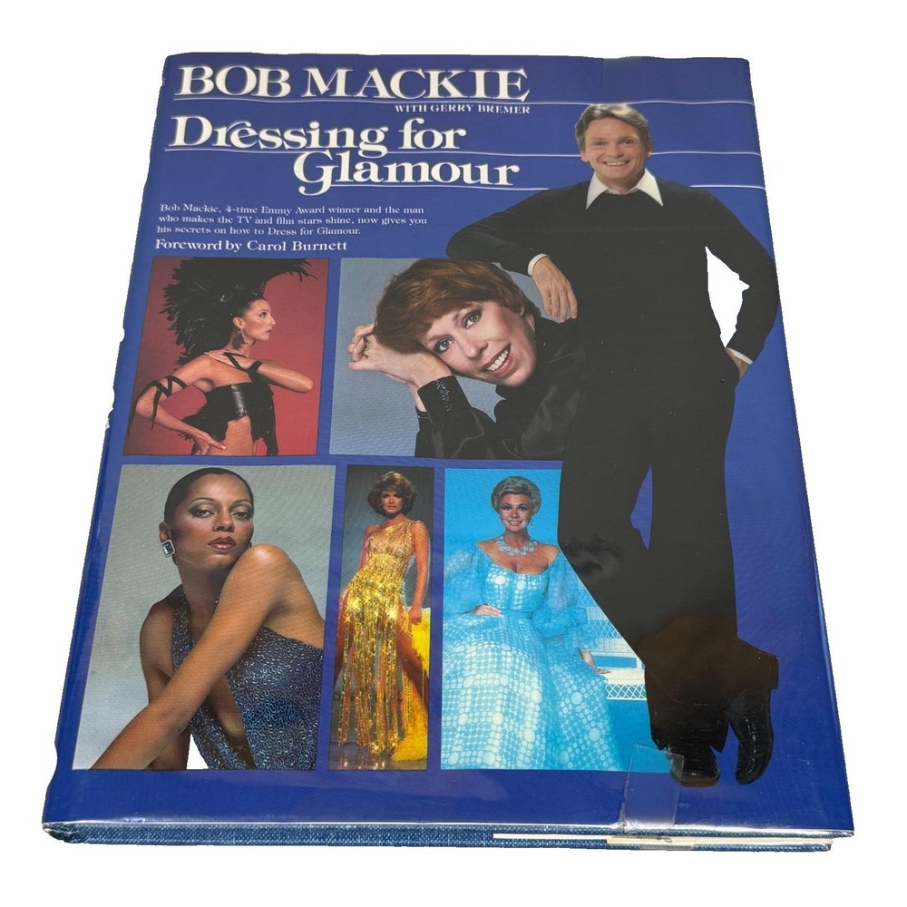 Vintage 1979 Dressing for Glamour Bob Mackie HC DJ Fashion Style Carol Burnett